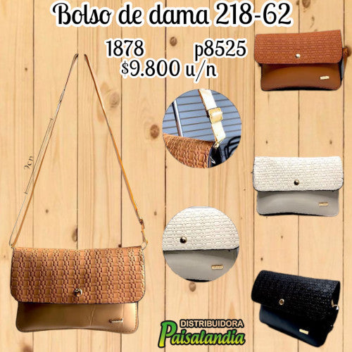 Bolso de dama colores surtidos 218-62 (UND)