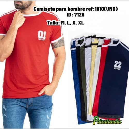 Camiseta para hombre ref:1810(UND)