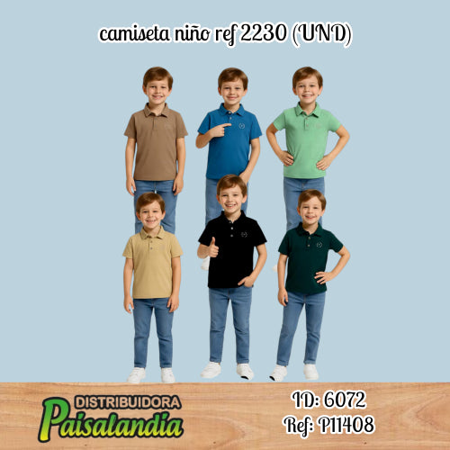 camiseta niño ref 2230 (UND)