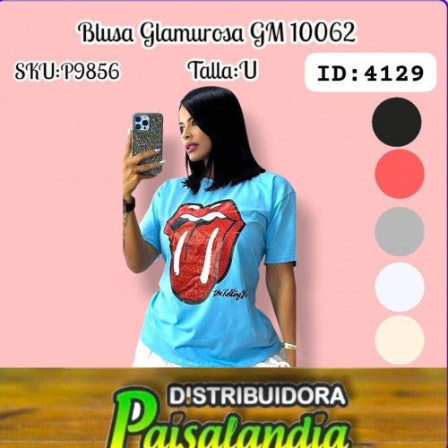 Blusa glamurosa GM 10062 (UND)