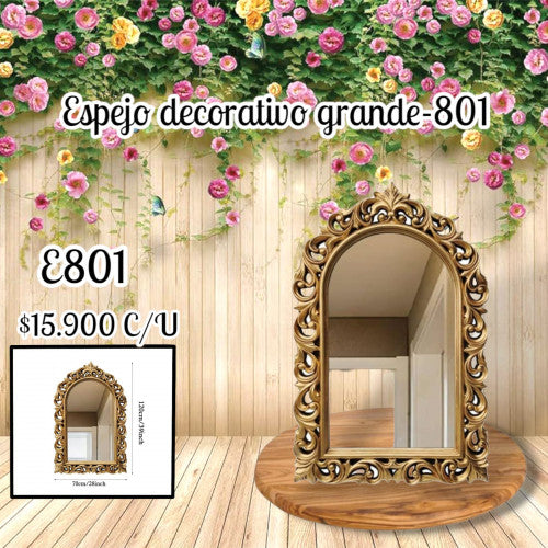 espejo decorativo grande - 801