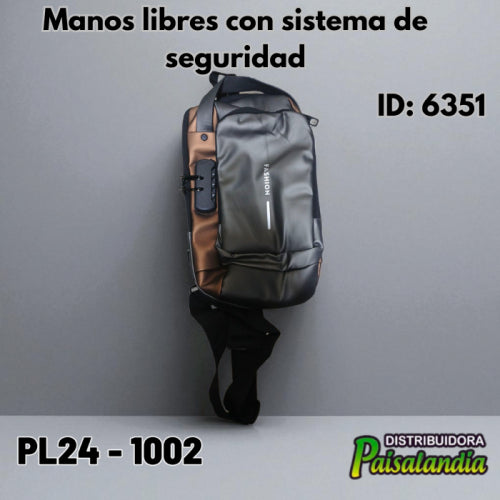 Bolso manos libres hombre PL24-1002 (UND)