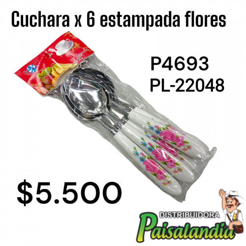 Cuchara x6 PL-22048