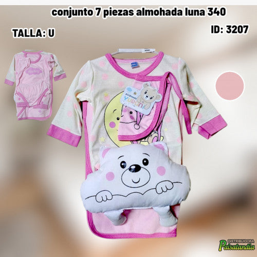 conjunto 7 piezas almohada luna 340 (UND)