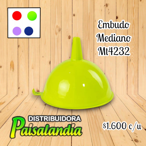 embudo mediano (UND)