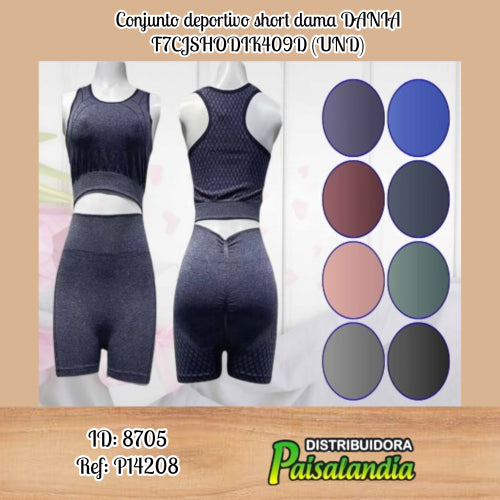 Conjunto deportivo short dama DANIA F7CJSHODIK409D (UND)