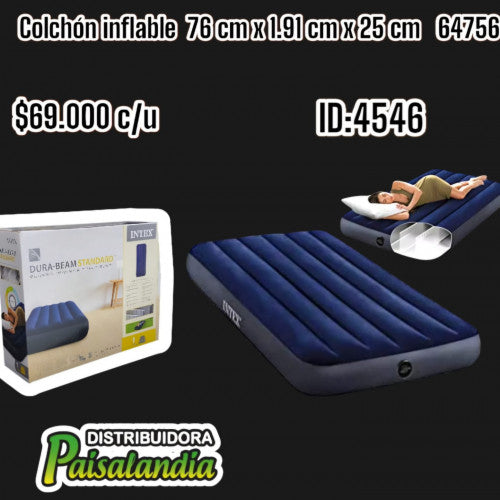 Colchón inflable 76 cm 64756
