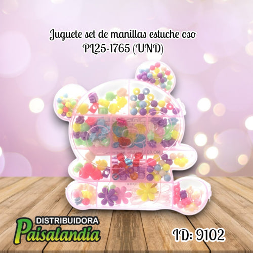 Juguete set de manillas estuche oso PL25-1765 (UND)