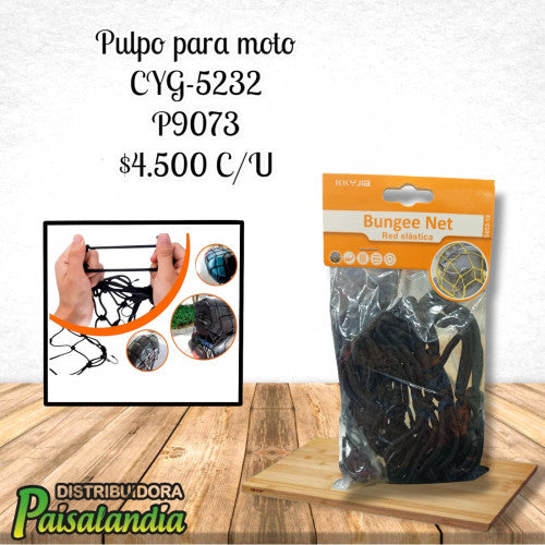 Amarradera pulpo de moto CYG-5232 (UND)