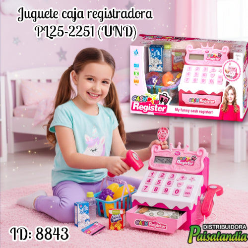 Juguete caja registradora PL25-2251 (UND)