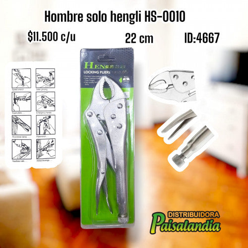 Alicate de presión hombre solo Hengli HS-0010 (UND)