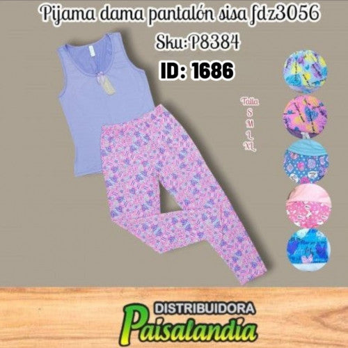 Pijama dama pantalon sisa fdz3056 (UND)