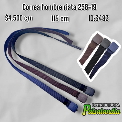 Correa hombre Riata 258-19 (UND)