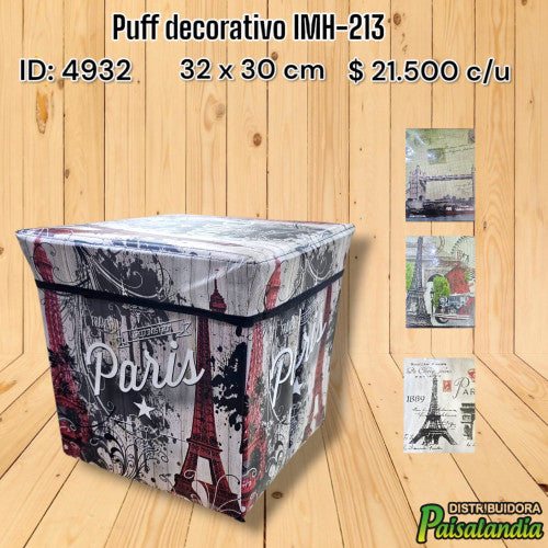 Puff decorativo IMH-213 (UND)