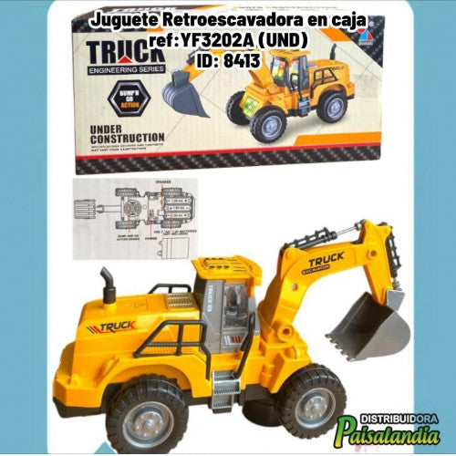Juguete Retroescavadora en caja ref:YF3202A (UND)