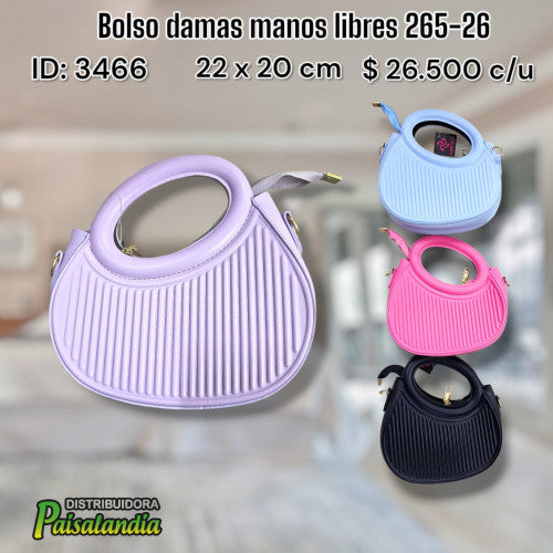 Bolso dama mano libre 265-26 (UND)