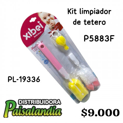 kit limpiador de teteros pl-19336