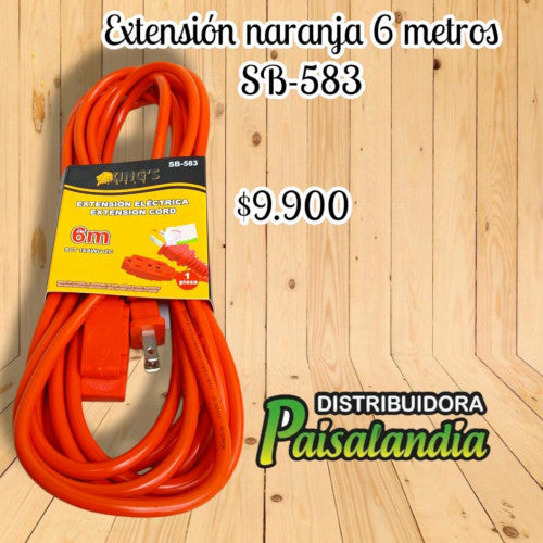 Extensión naranja 6 metros SB-583 (UND)