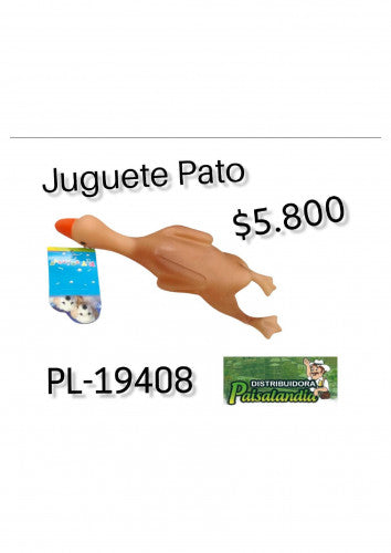 Juguete pato mascotas PL-19408 (UND)