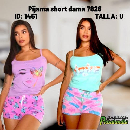 Pijama short dama 0008 (UND)