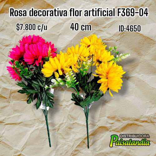 Ramo decorativo flor artificial F369-04 (UND)
