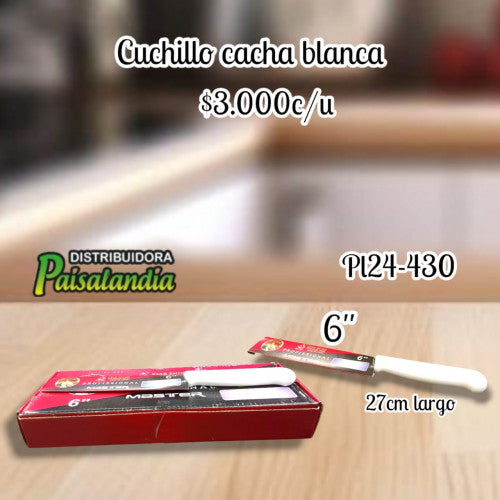 Cuchillo Cacha blanca PL24-430