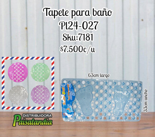 Tapete para baño PL24-027 (UND)