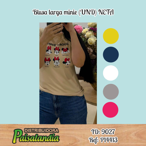 Blusa larga minie (UND) NETA