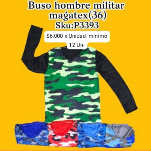 Buso militar hombre talla 36 (DC)