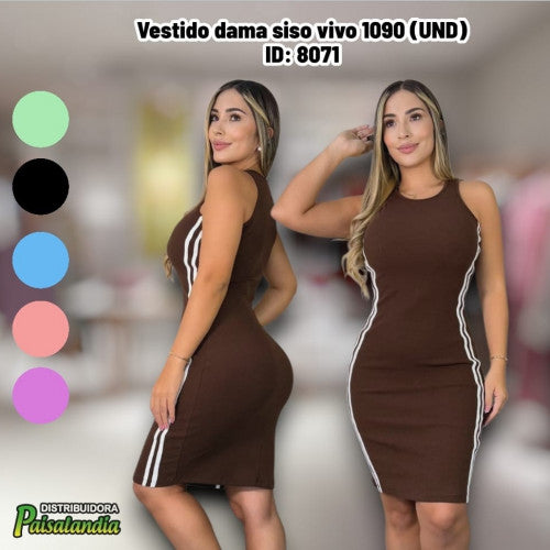 Vestido dama siso vivo 1090 (UND)