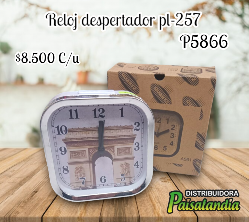 Reloj despertador pl-257