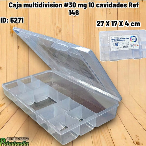 Caja multidivision #30 mg 10 cavidades Ref 146 (UND)