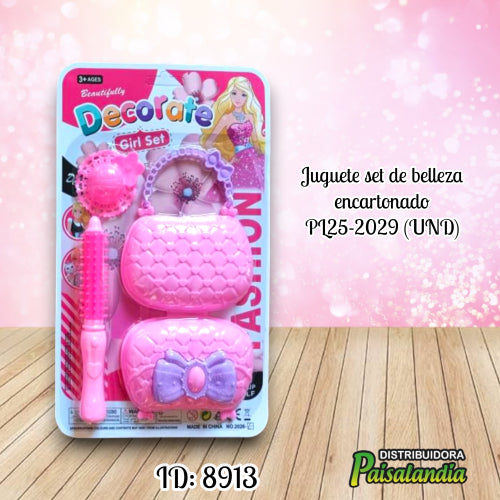 Juguete set de belleza encartonado PL25-2029 (UND)