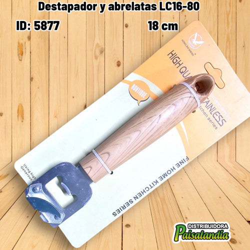 Destapador y abrelatas LC16-80 (UND)