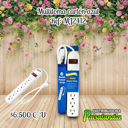 Multitoma cartón azul MJ2412 (UND)
