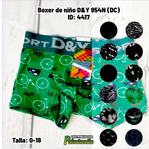 Boxer de niño D&Y 954N (DC)