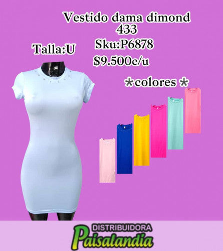 Vestido de dama 433