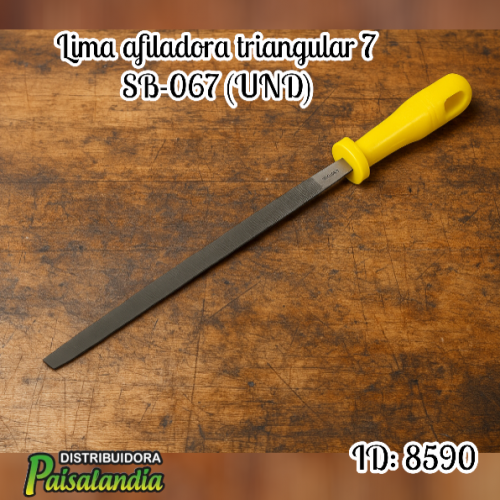 Lima afiladora triangular 7 SB-067 (UND)