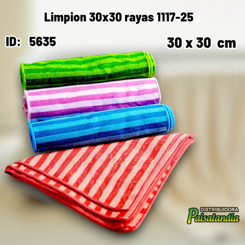 Limpion 30x30 rayas 1117-25 (DC)