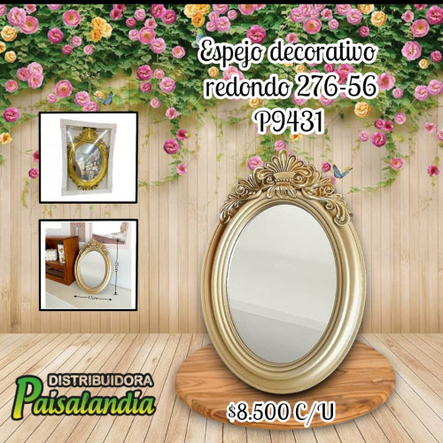 Espejo decorativo redondo 276-56 (UND)