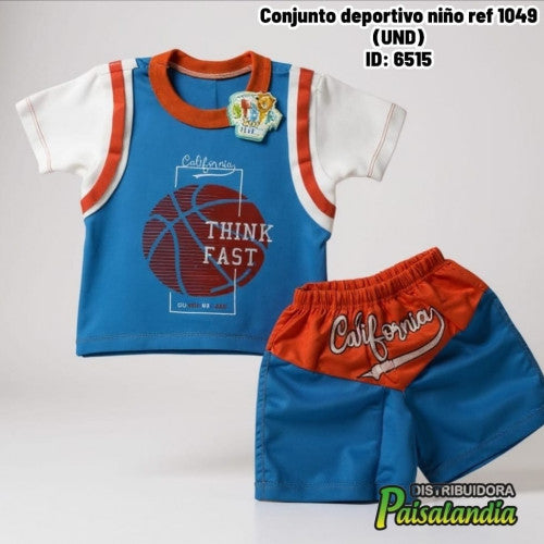 conjunto deportivo niño ref 1049 (UND)