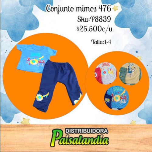 Conjunto mimos T. 1-4 676 (UND)
