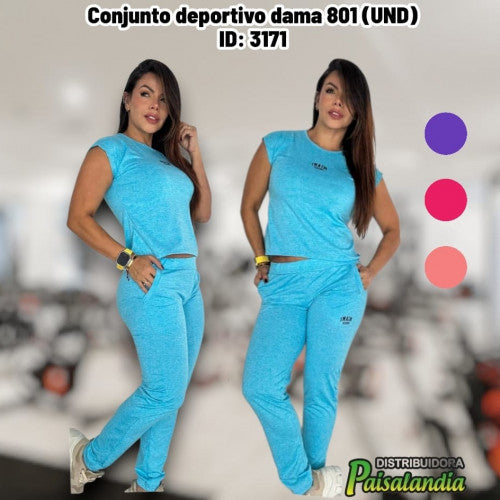 Conjunto deportivo dama 801 (UND)