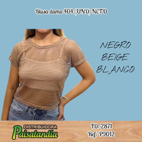 Blusa dama 404 (UND) NETO