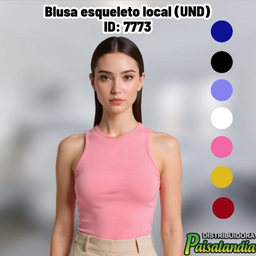 Blusa esqueleto local (UND)
