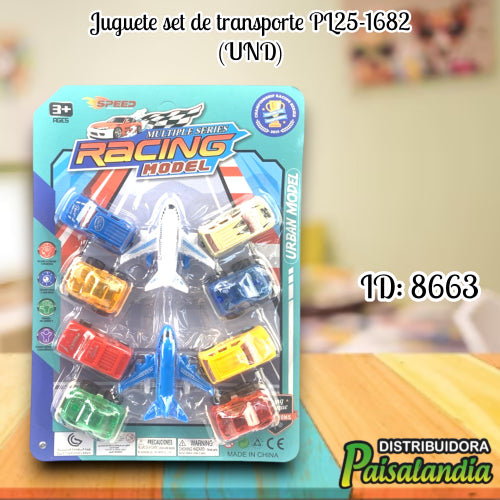 Juguete set de transporte PL25-1682 (UND)
