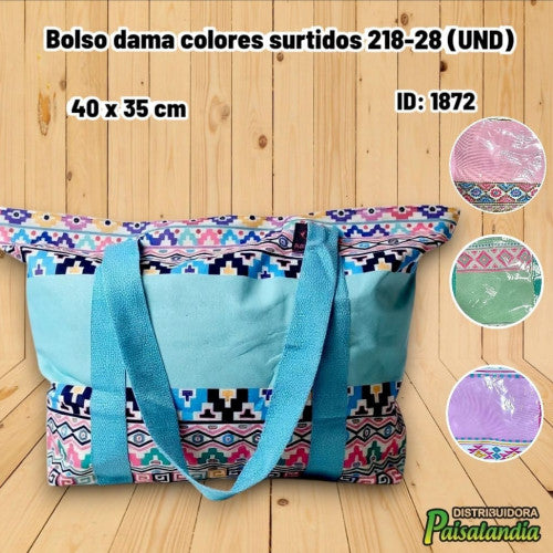 Bolso dama colores surtidos 218-28 (UND)
