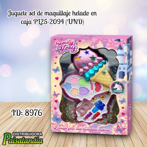 Juguete set de maquillaje helado en caja PL25-2094 (UND)