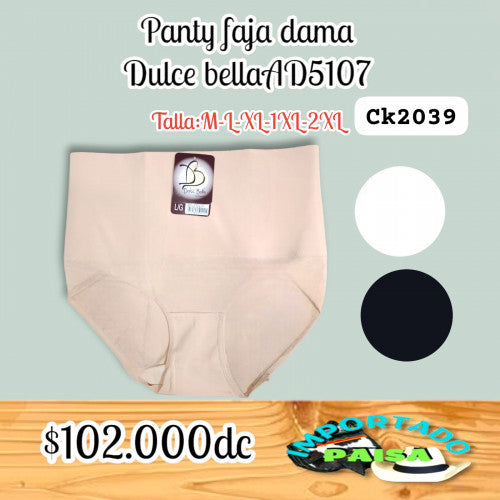 Panty faja dama Dulce Bella AD5107