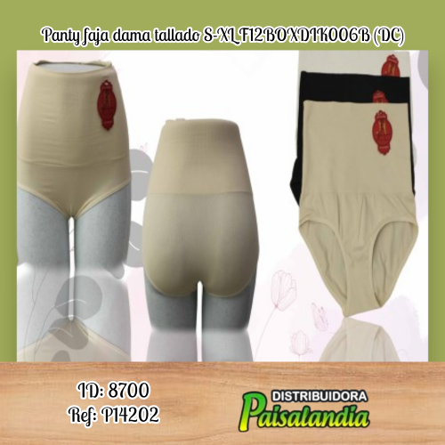 Panty faja dama tallado S-XL F12BOXDIK006B (DC)